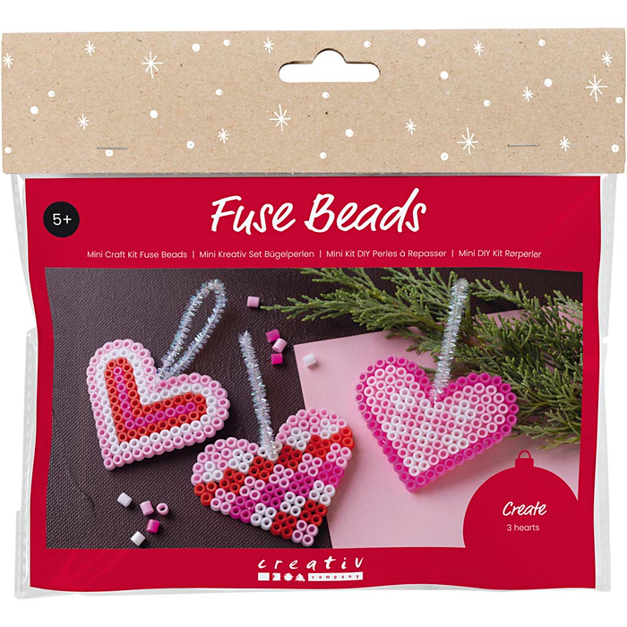 Craft Kit - Fuse Bead Hearts