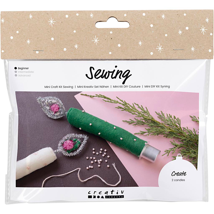 DIY Christmas Craft - Felt Candles