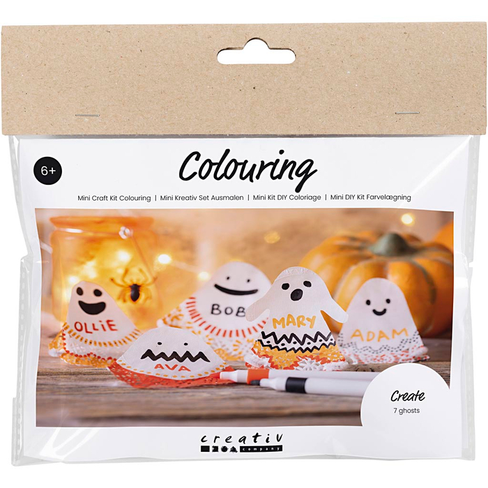 DIY Halloween Craft - Paper Ghosts