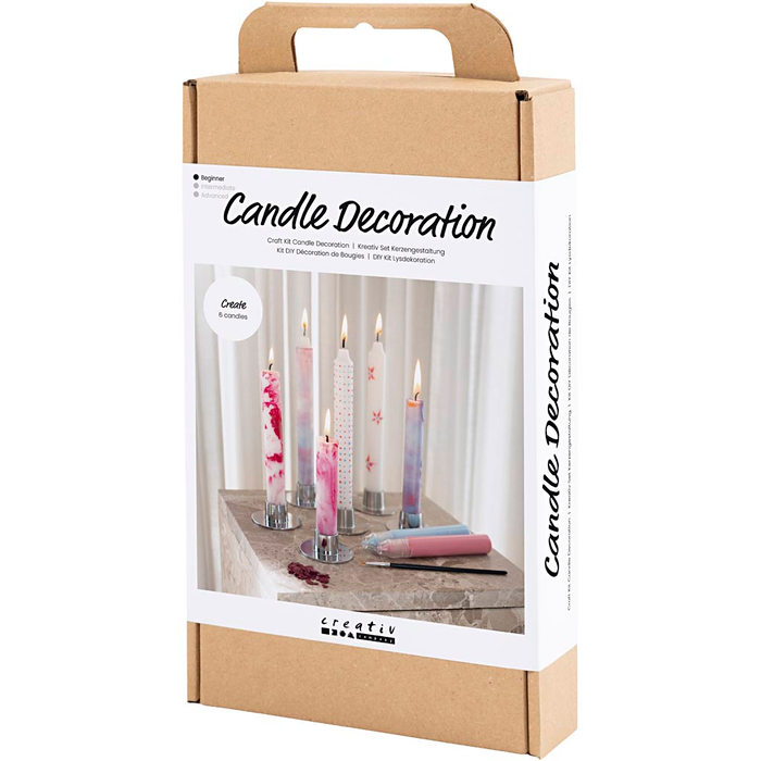 Learn to Decorate Candles Kit with Instructions