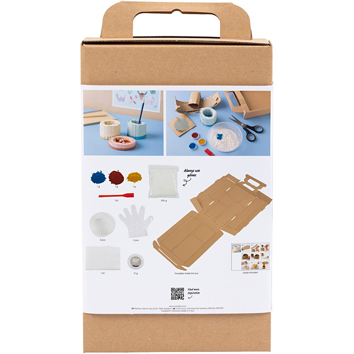Cement Casting - Desk Organisers, 3 pcs
