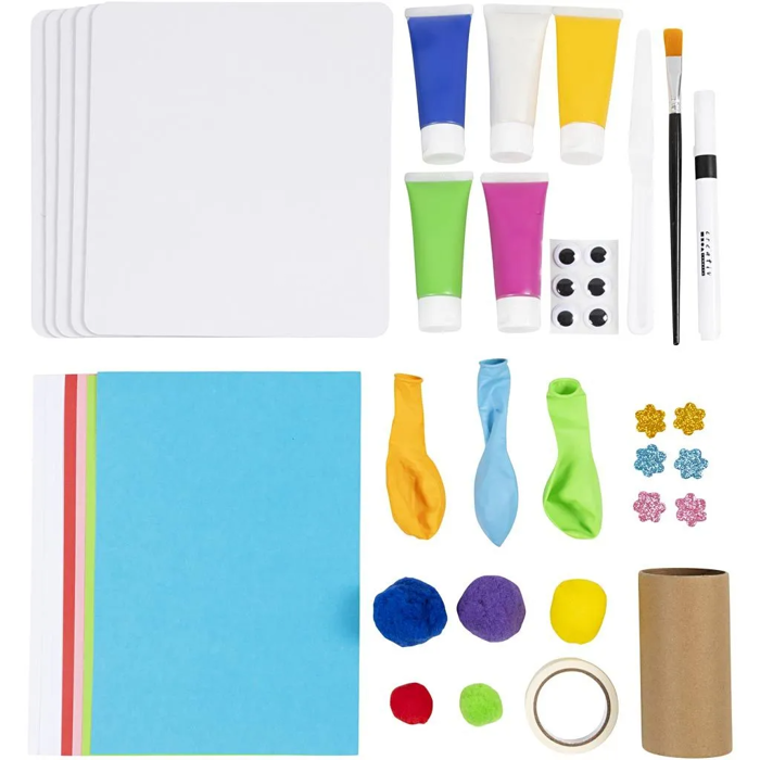 Learn 5 Painting Techniques Kit with Instructions