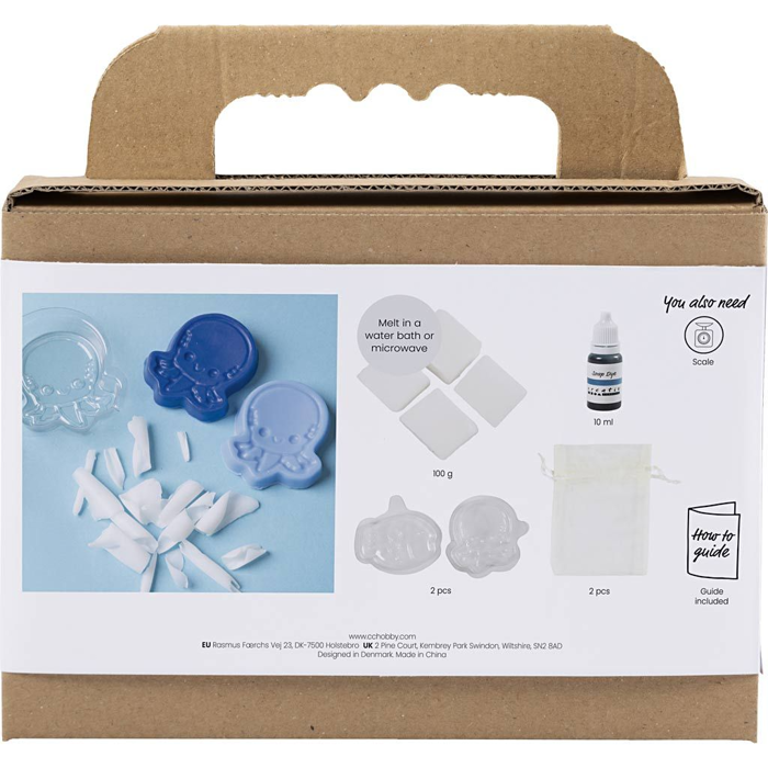 Soap Making Kit - Sea Creatures, 4 pcs