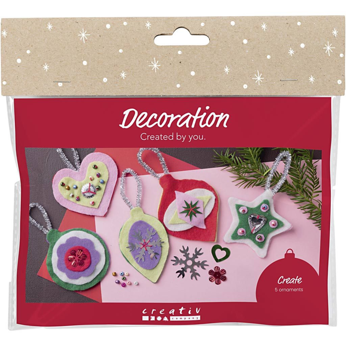 DIY Christmas Craft - Felt Ornaments