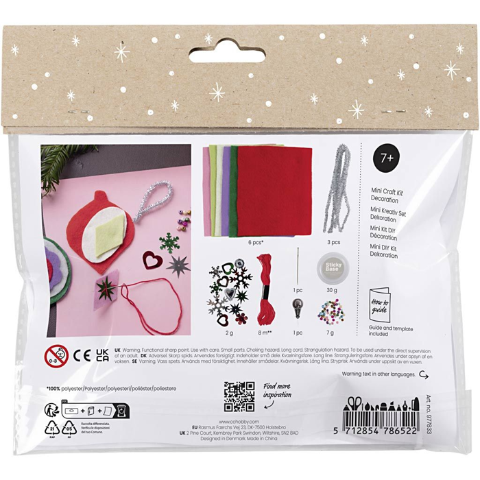 DIY Christmas Craft - Felt Ornaments