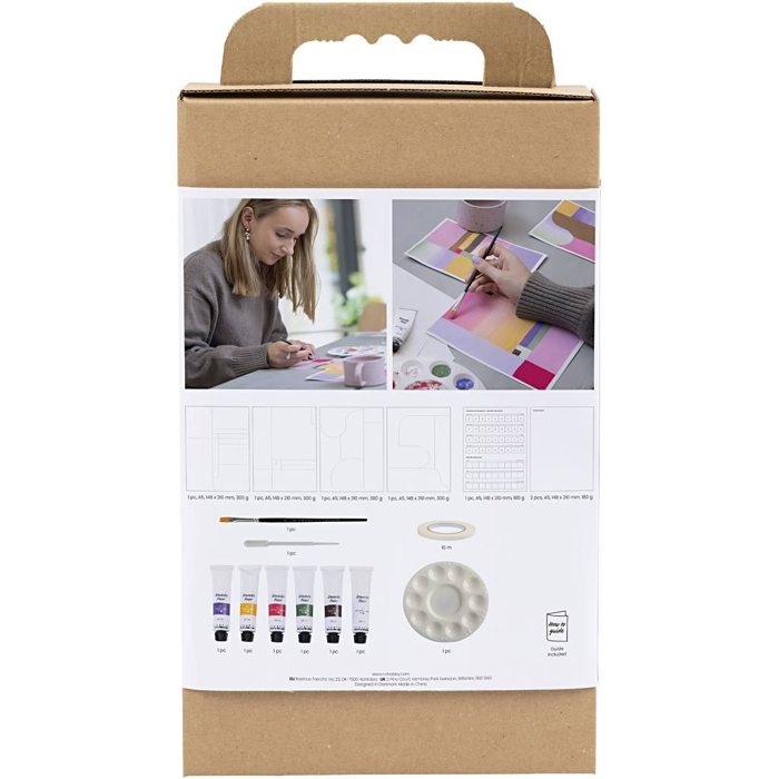 Learn Gouache Painting Kit with Instructions