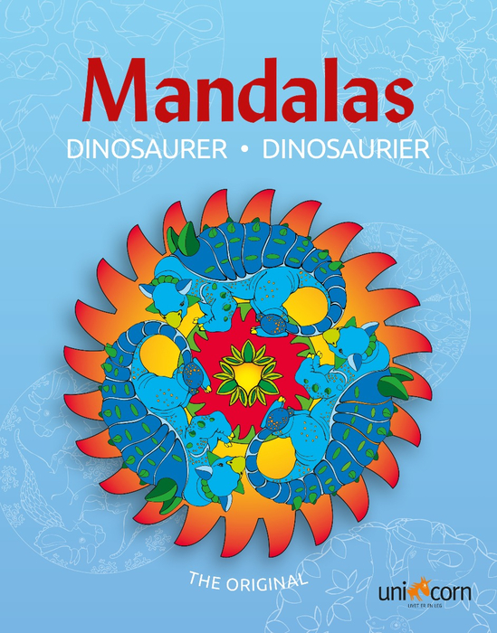 Mandala Colouring Book - Dinosaurs