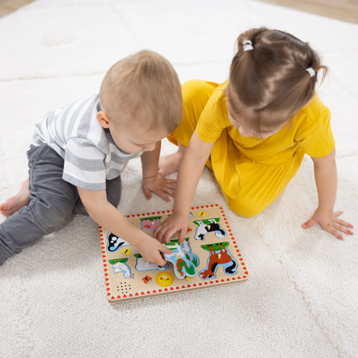 Puzzle with Sounds - Farm Animals