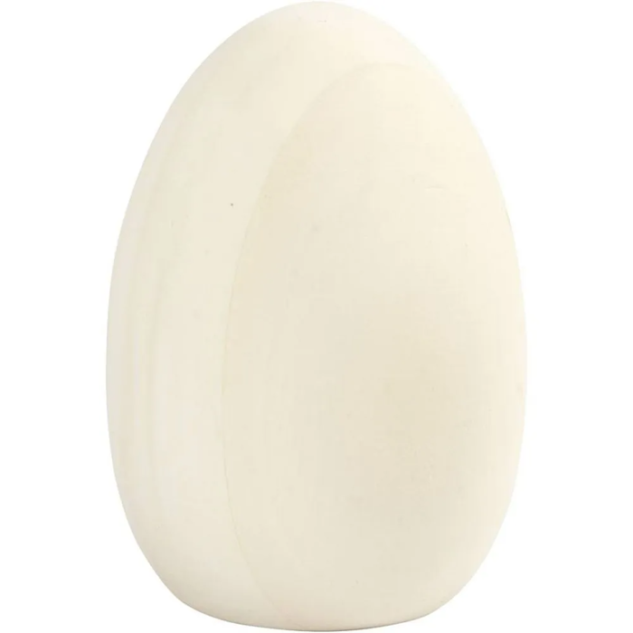 Paint Your Own Wooden Egg 8 cm, 1 pc