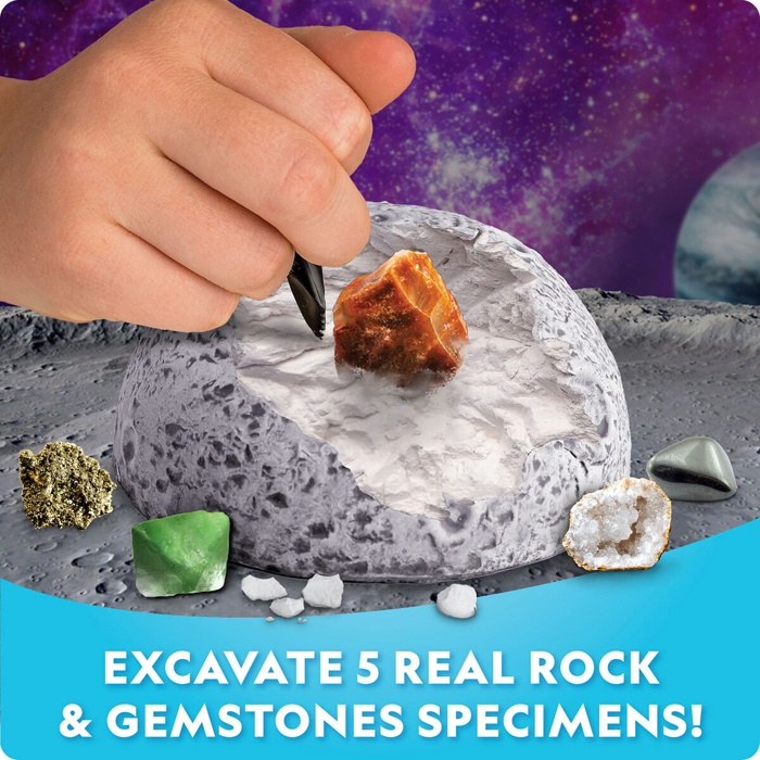 Outer Space Dig Kit with Rocks and Gemstones