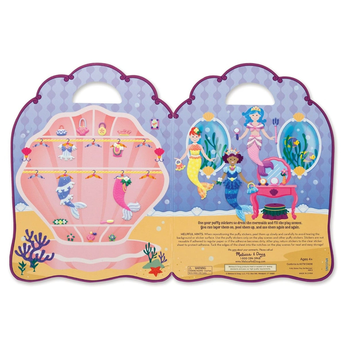 Puffy Sticker Play Set - Mermaid