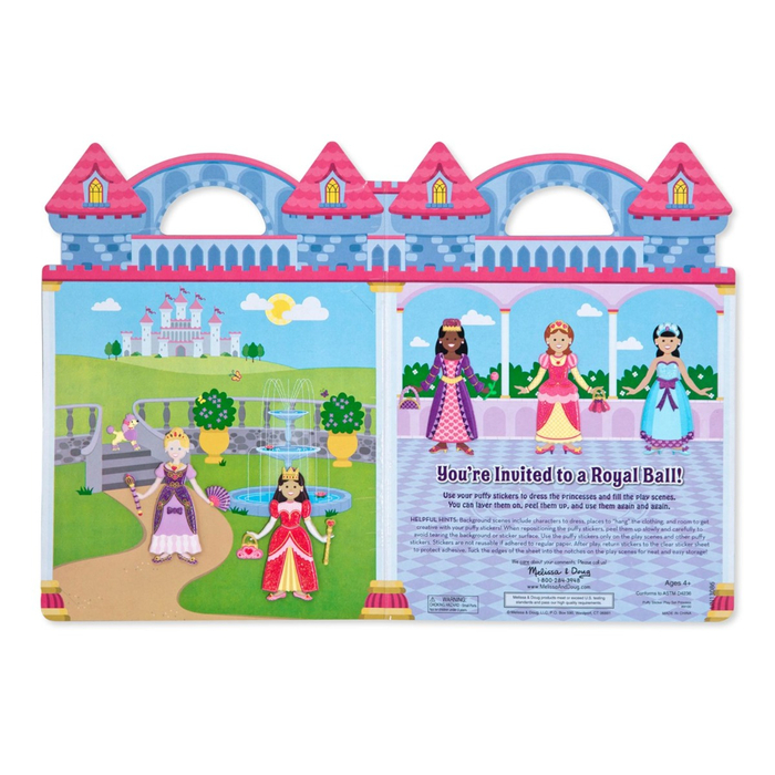 Puffy Sticker Play Set - Princess