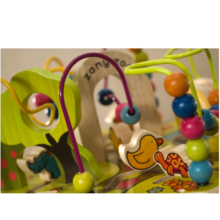 Wooden Activity Cube - Zany Zoo