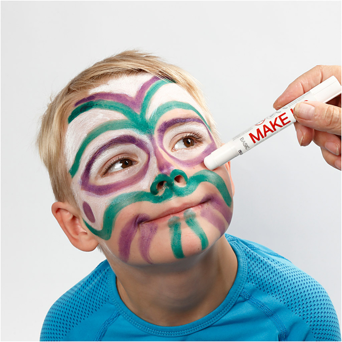Face Paint - Crayons, Basic Colours, 6 pcs