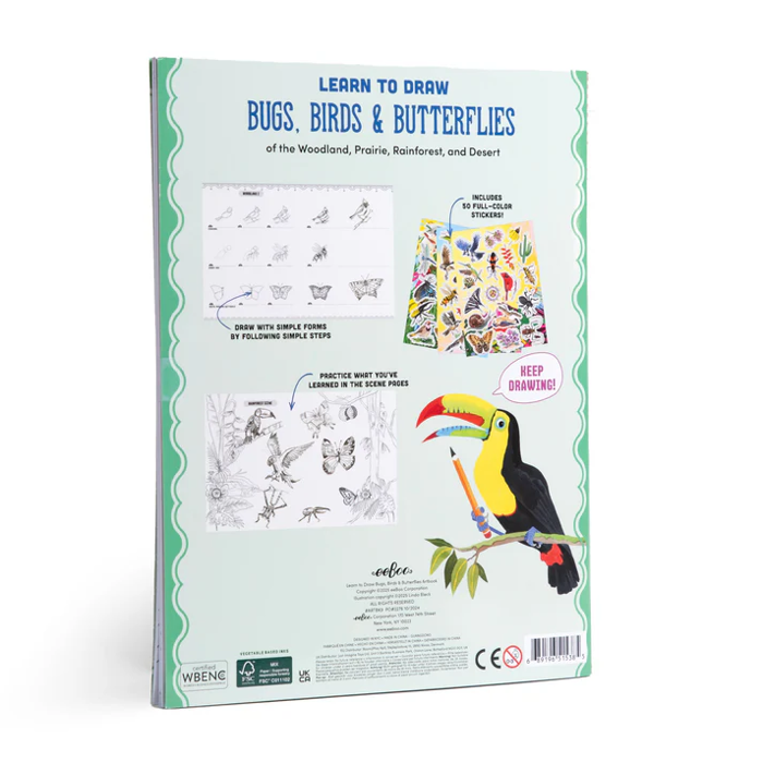 Learn to Draw - Bugs, Birds & Butterflies