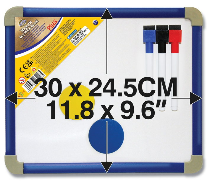Magnetic Whiteboard 30x24.5 cm incl. Markers