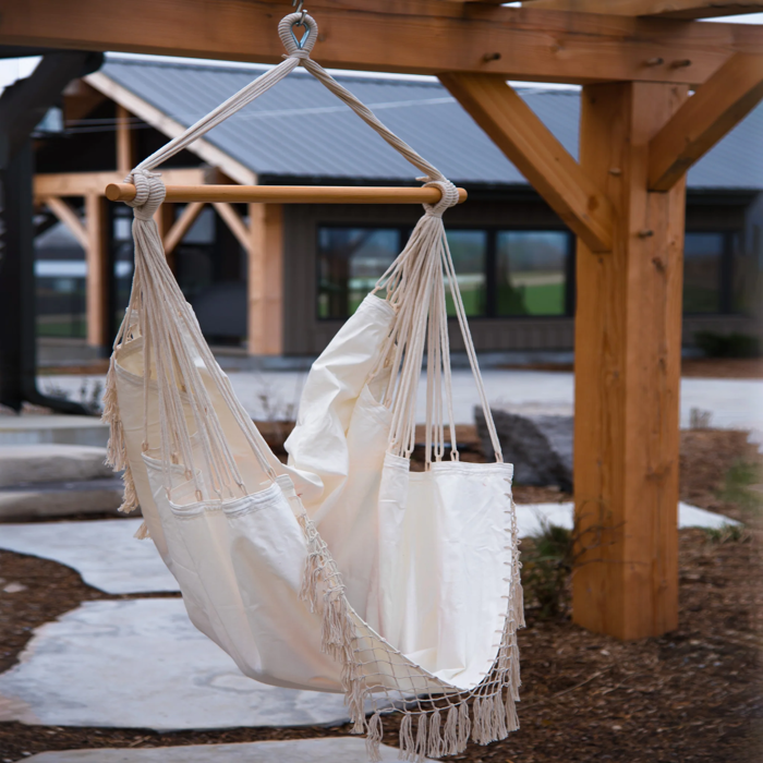 Single Hammock Chair - White