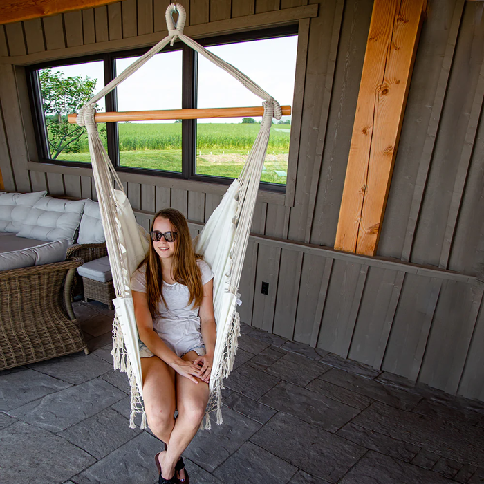 Single Hammock Chair - White