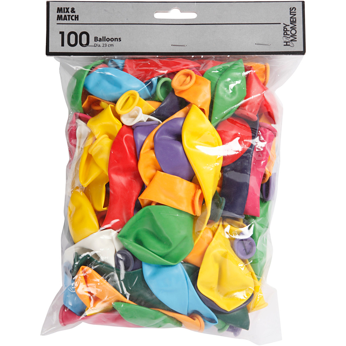 Balloons - Round, 100 pcs