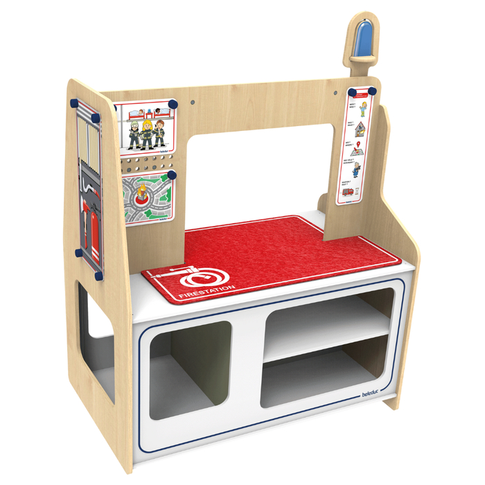 2-in-1 Fire & Police Station