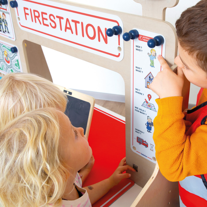 2-in-1 Fire & Police Station