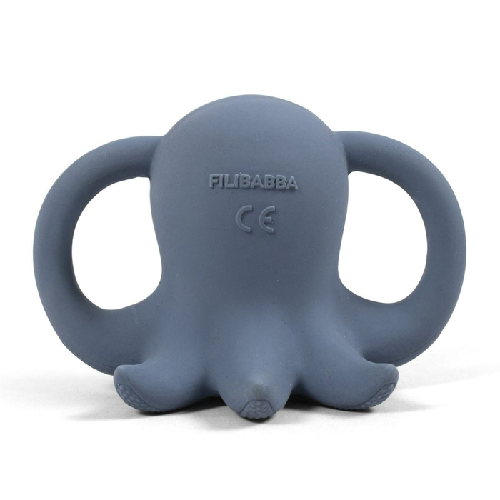 Teether Toy 100% Natural Rubber - Otto the Octopus