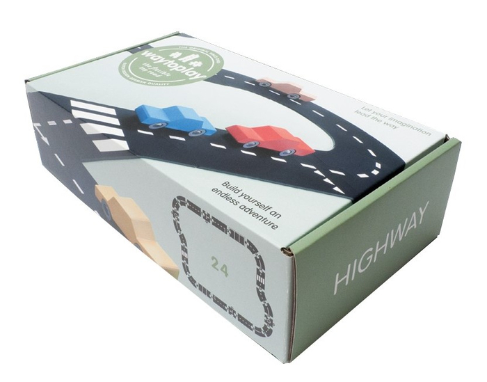 Car Track - Highway, 24 pcs