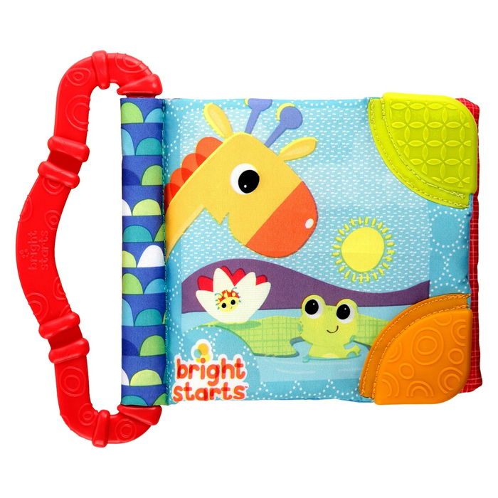 2-in-1 Teethe & Read Soft Book Toy