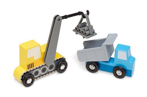 Wooden Construction Site Vehicles