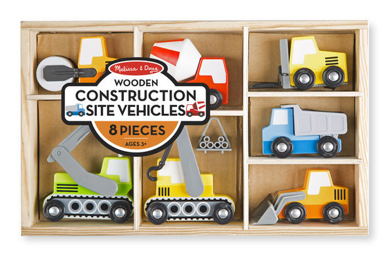 Wooden Construction Site Vehicles