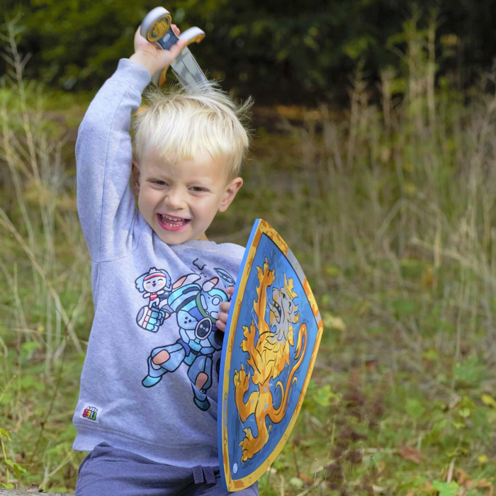 Knight Sword & Shield Set - Noble Knight (Blue)