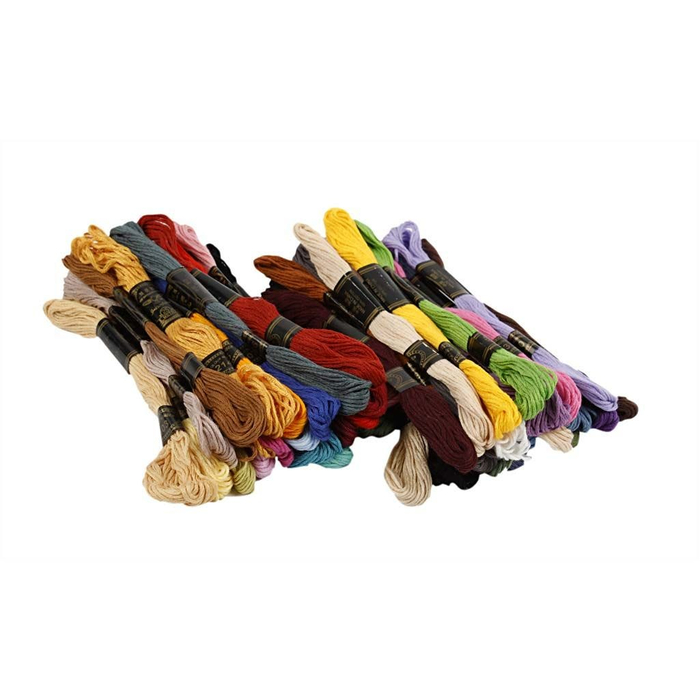 Embroidery Thread (Assorted Colours), 42 Skeins