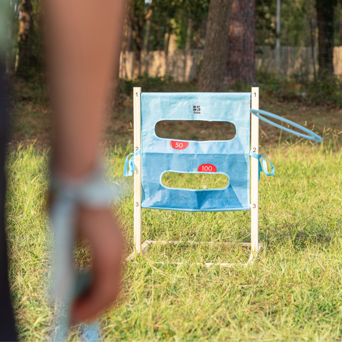 2-in-1 Ladder & Disc Toss Game
