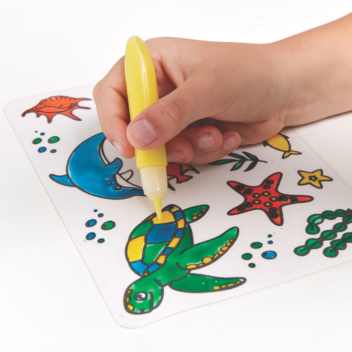 Colour Your Own Stickers - Sea Creatures