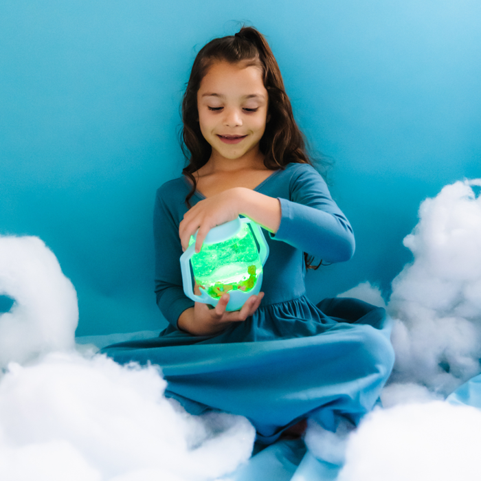 Sensory Light-Up Play Jar - Light Blue