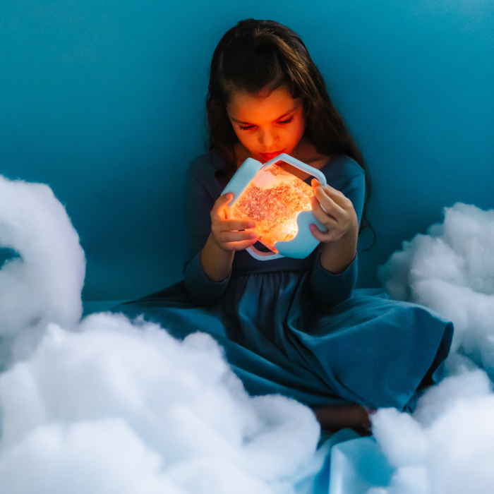 Sensory Light-Up Play Jar - Light Blue