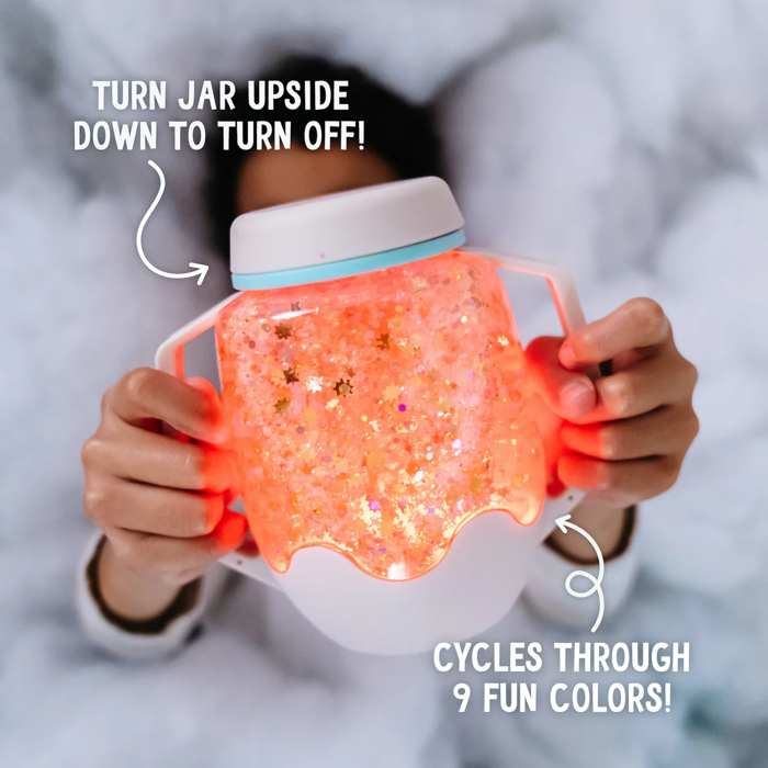 Sensory Light-Up Play Jar - Light Grey