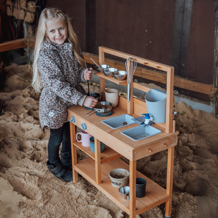 Mud Kitchen with Water Tank and Tap