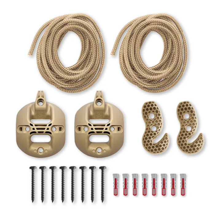 Hammock Suspension Set - Wall/Ceiling, Beige