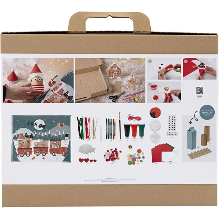 Advent Calendar Recycled - DIY Christmas Landscape