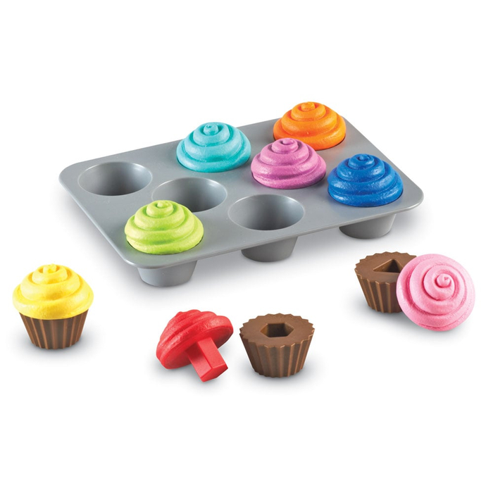 Shape Sorting Cupcakes