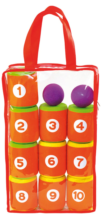 Foam Can Toss Game