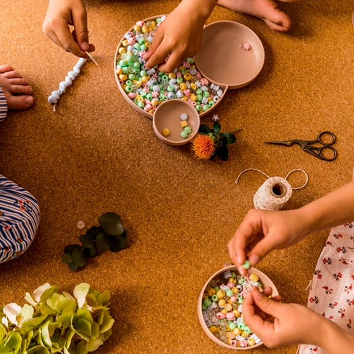 Plastic Beads - Pastel, 520 pcs