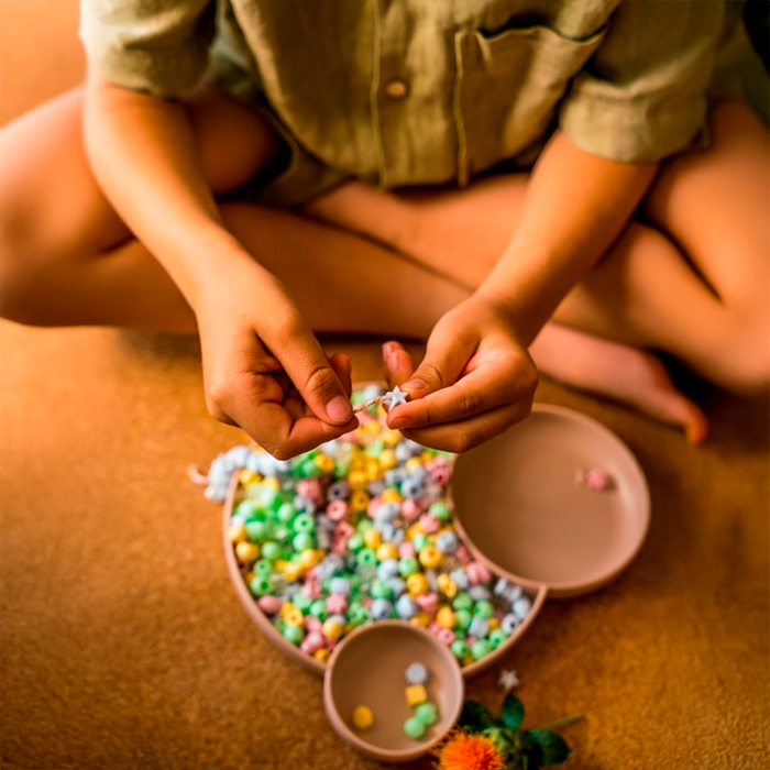 Plastic Beads - Pastel, 520 pcs