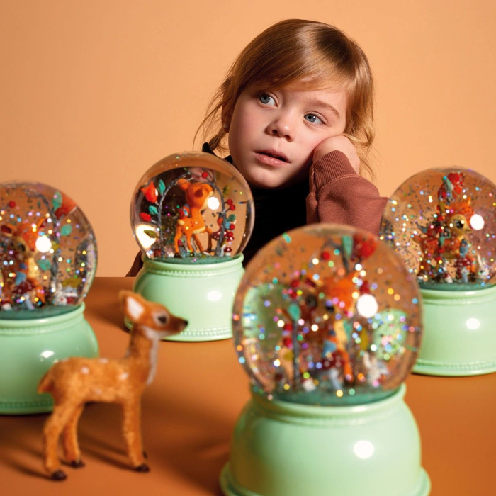 Light-Up Snow Globe - Bambi