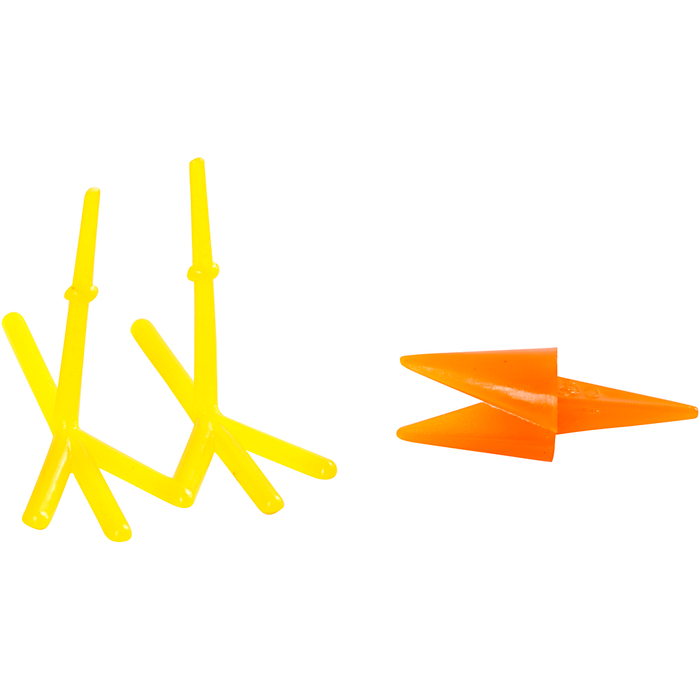 Decoration Accessories - Beaks & Feet, 8 sets