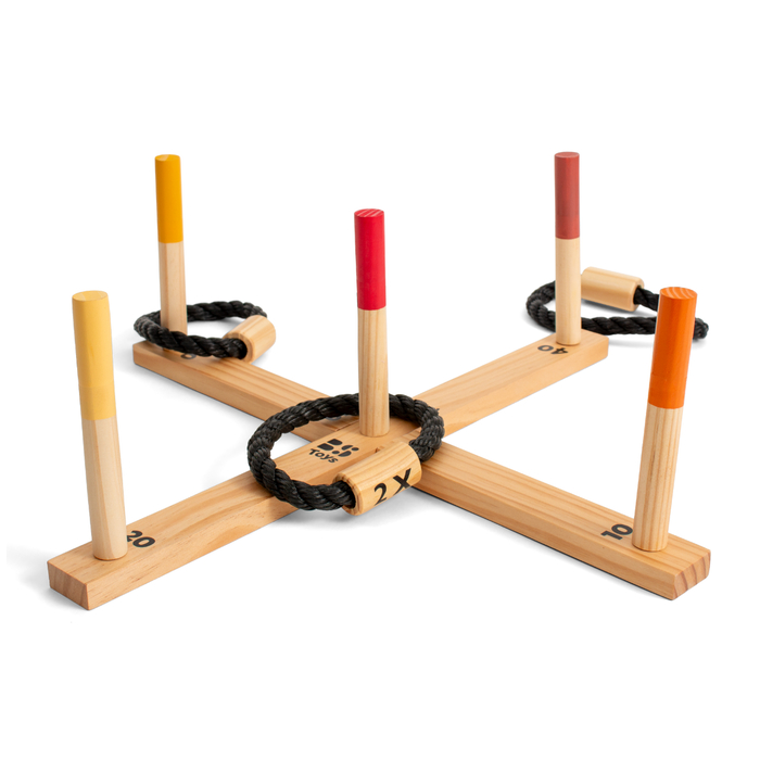 Garden Game - Wooden Ring Toss Game