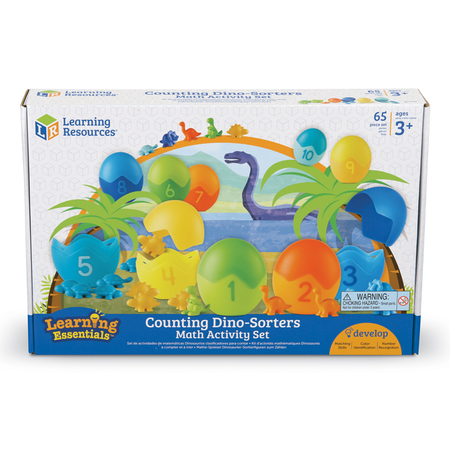 Count & Sort - Dino Eggs Math Activity Set 1-10