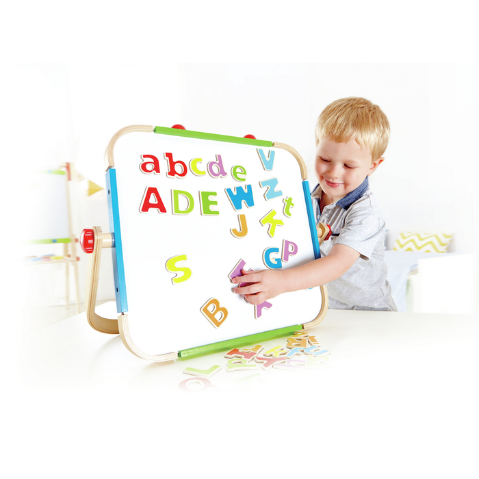 Tabletop Easel with Chalkboard & Whiteboard