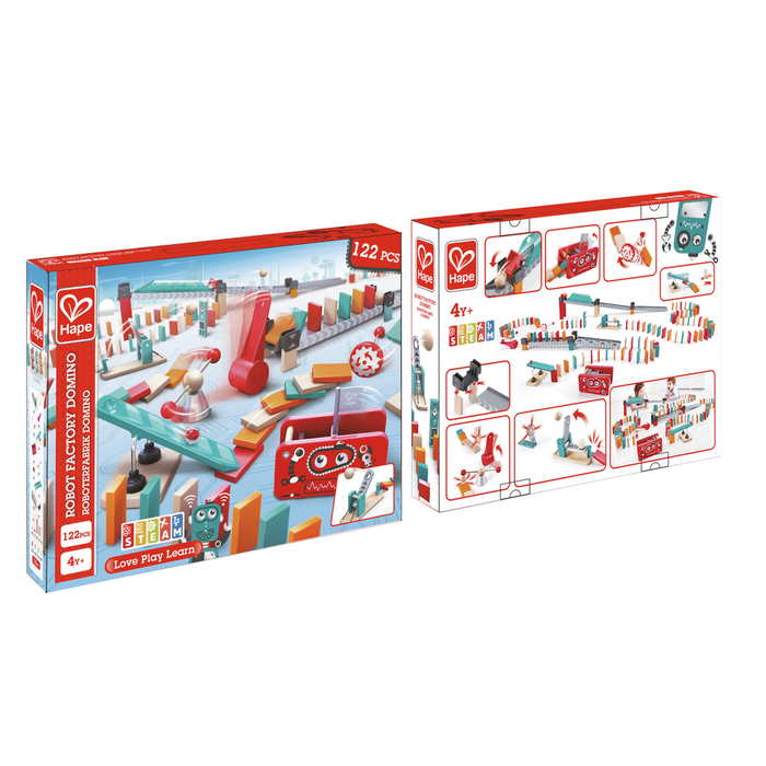 Domino Track - Robot Factory, 122 pcs